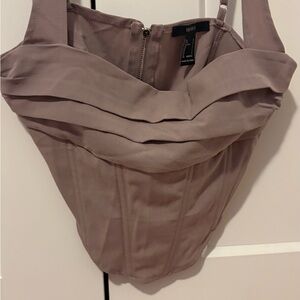 Forever 21 Dusty Pink Corset Top